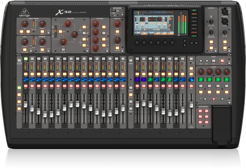 Behringer X32 цифровой микшер в Симе