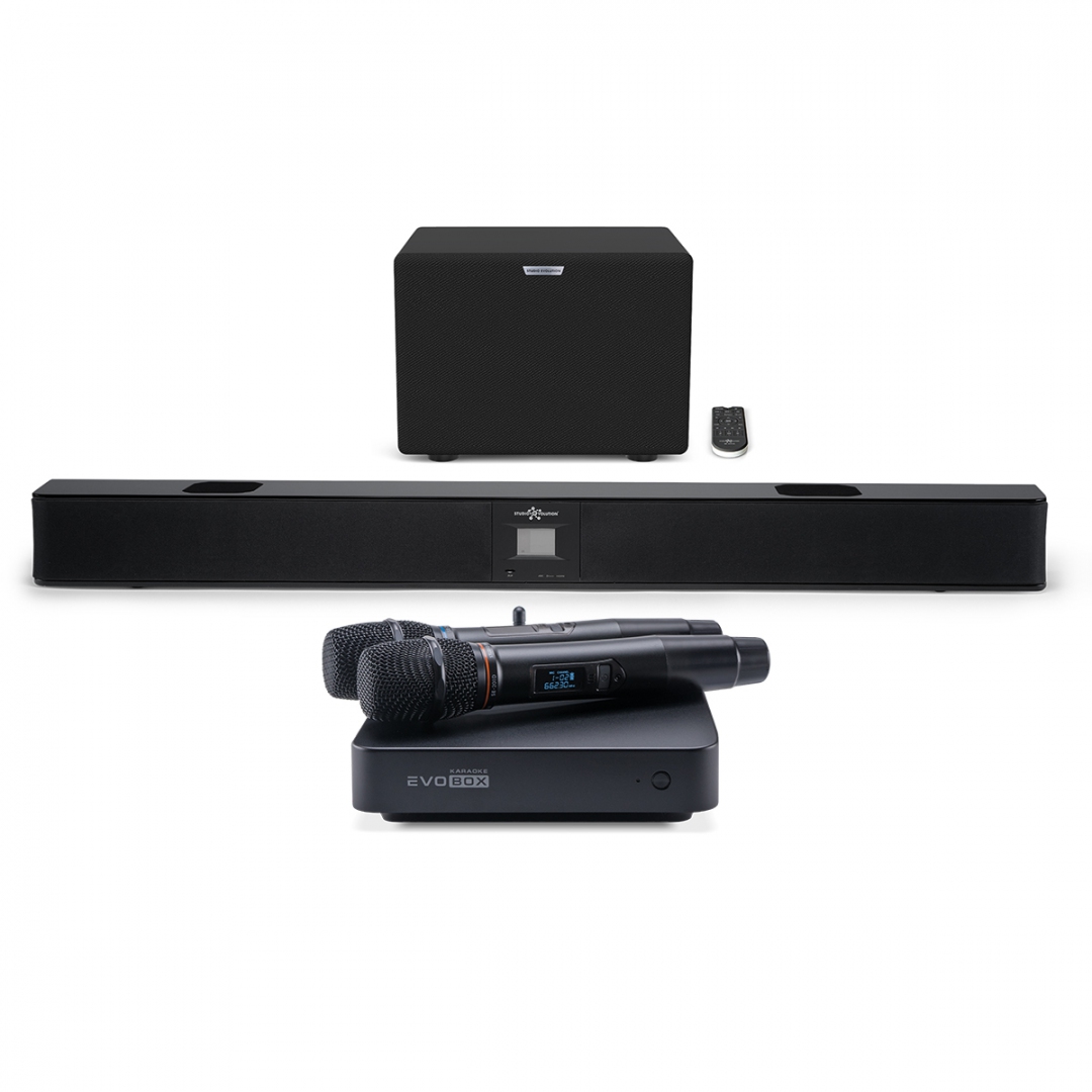 караоке-комплект EVOBOX Plus + EvoSound Bar (саундбар с караоке) в Симе