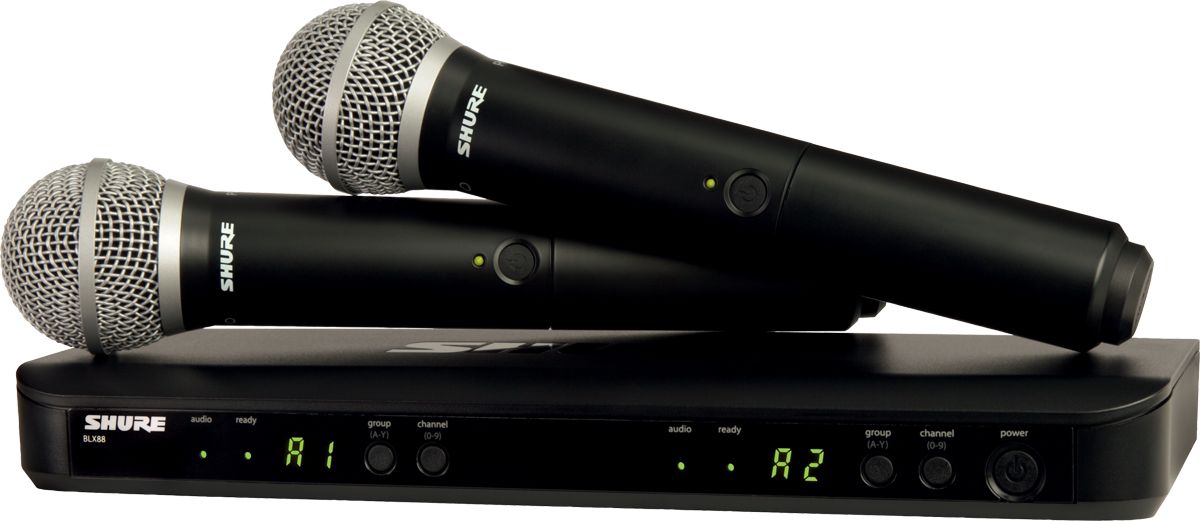 SHURE BLX288E/PG58 M17 вокальная радиосистема в Симе