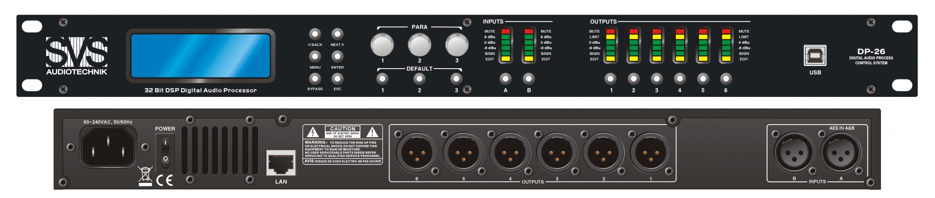 SVS Audiotechnik DP-26 Цифровой процессор: 2 входа 6 выходов в Симе