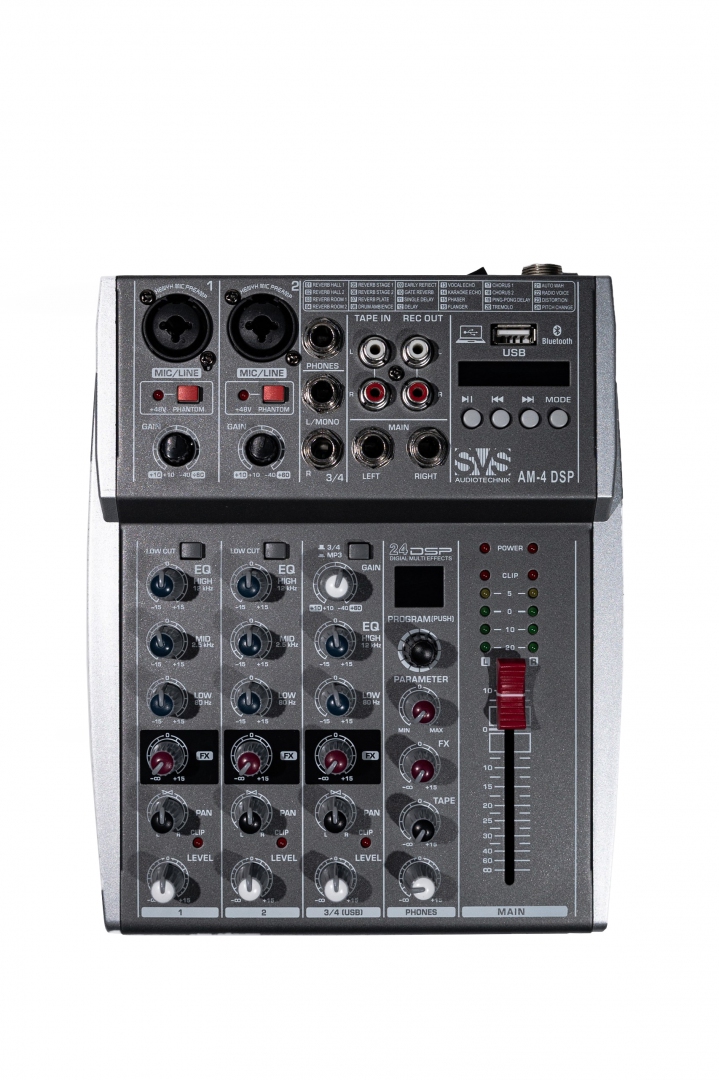 SVS Audiotechnik mixers AM-4 DSP Аналоговый микшерный пульт, 4-канала в Симе