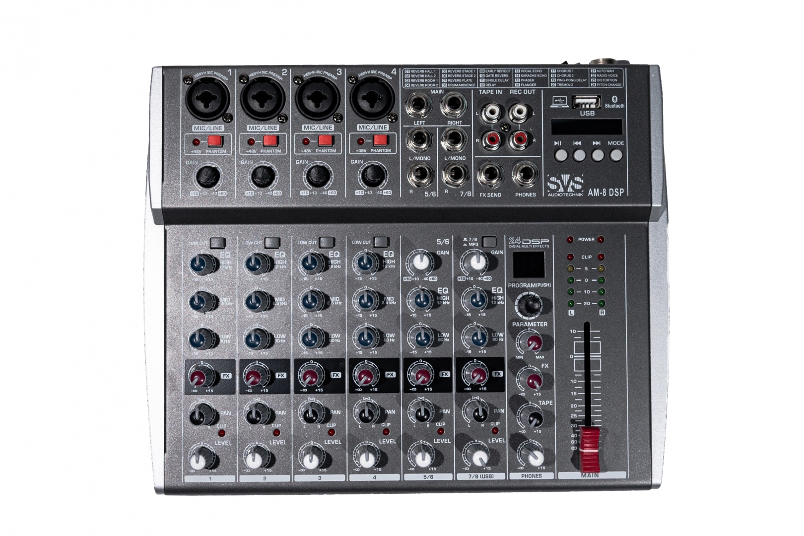 SVS Audiotechnik mixers AM-8 DSP Микшерный пульт аналоговый, 8-канальный в Симе