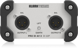 Klark Teknik DI 22P пассивный стерео директ-бокс в Симе
